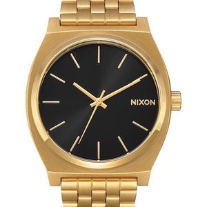 Brand New Nixon Gold Watch with black face